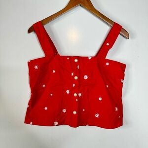 Ban.do Daisy Crop Tank Top Size Medium